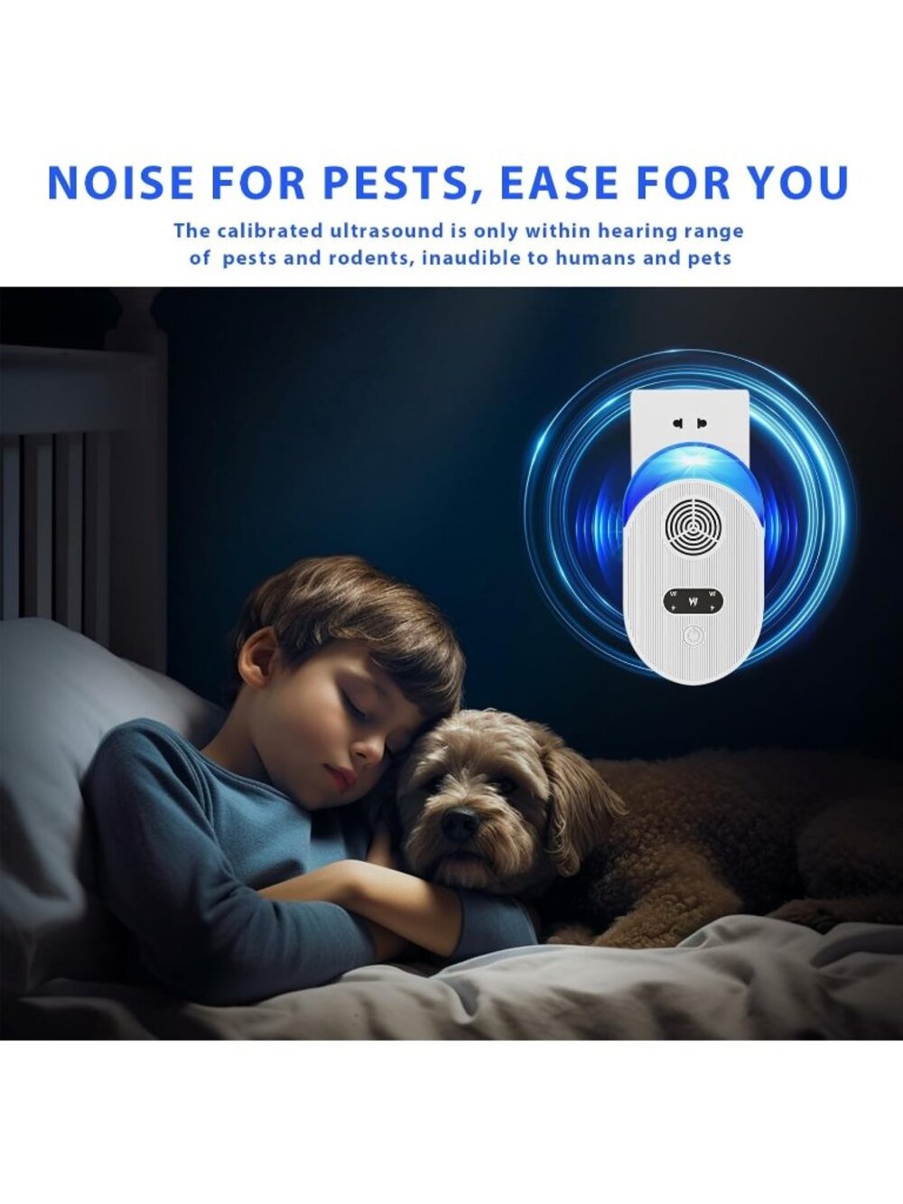 Upgraded Version Ultrasonic Pest & Insect Repeller, Ultrasonic Repellent Ro - Picture 6 of 7